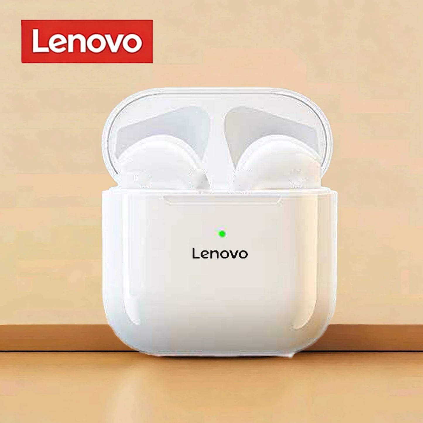 Lenovo Original HiFi Stereo Wireless Earbuds, Stylish Design, TWS Bluetooth Earbuds, Touch Control Sports Earbuds