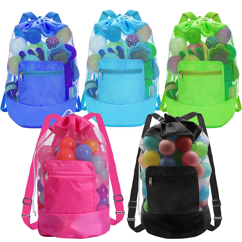 New Outdoor Beach Bag Beach Toy Storage Bag Swimming Clothing and Miscellaneous Storage Bag Shoulder Handheld Storage Bag Touris