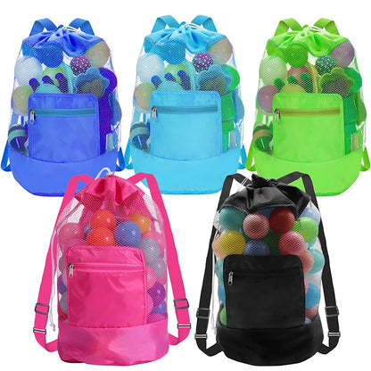 New Outdoor Beach Bag Beach Toy Storage Bag Swimming Clothing and Miscellaneous Storage Bag Shoulder Handheld Storage Bag Touris