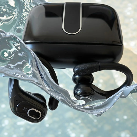 Original GDLYL HD65 Sports Wireless Earphones with Mics, LED Power Display, Hifi Stereo Sound Bluetooth 5.4 TWS HeadphHeadphones