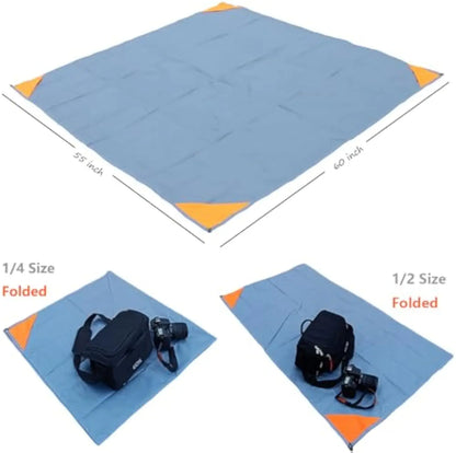 Outdoor Picnic Mat Waterproof Portable Beach Mat Lightweight Blanket for Travel Hiking Sports Baby Pregnant Collapsible Lawn Mat