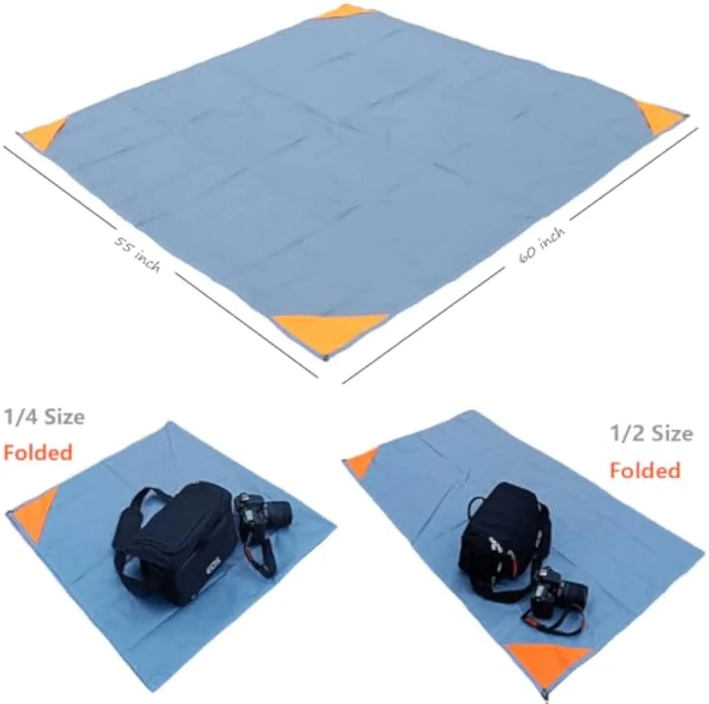 Outdoor Picnic Mat Waterproof Portable Beach Mat Lightweight Blanket for Travel Hiking Sports Baby Pregnant Collapsible Lawn Mat