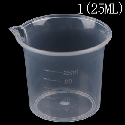 250/500/1000ML/100ML/25ML Plastic Measuring Cup Jug Pour Spout Surface Kitchen Tool Supplies Quality cup with graduated Kitchen