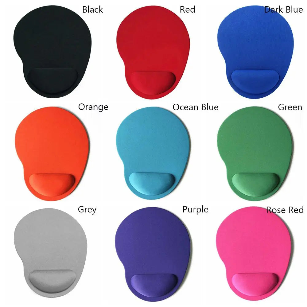 Multi-colour Ergonomic Wrist Rest Mouse Pad Cheap Comfortable Wrist Support Non Slip Mice Mat Mousepad For PC Laptop Computer