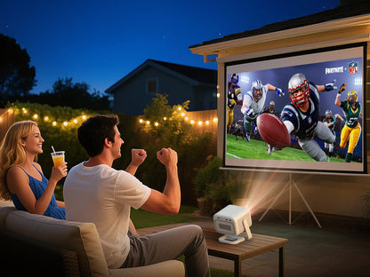 BYINTEK U90 Projector 4K Full HD1080P Cinema Android 11.0 WiFi Mini Portable 1080P Home Theater Video DLP Projector with Battery