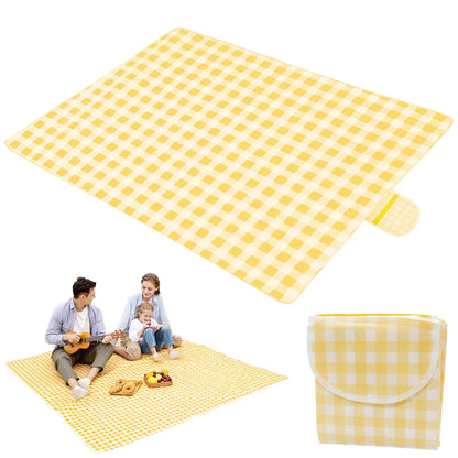 Picnic Blanket Beach Mat Extra 150x200cm Sandproof Waterproof Camping Blanket Portable Travel Outdoor Indoor Family BBQ Grass