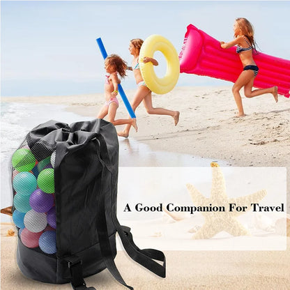 New Outdoor Beach Bag Beach Toy Storage Bag Swimming Clothing and Miscellaneous Storage Bag Shoulder Handheld Storage Bag Touris