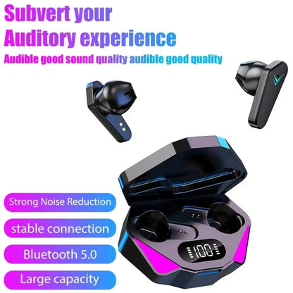 X15 Wireless Earbuds LED Display Bluetooth V5.0 Wireless Blue Tooth Earphones Lightweight Touch Control Cordless Earbud Working
