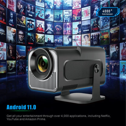 Ultimate Portable Cinema: Supports 4K mini smart projectors with high resolution, suitable for indoor/outdoor entertainment.
