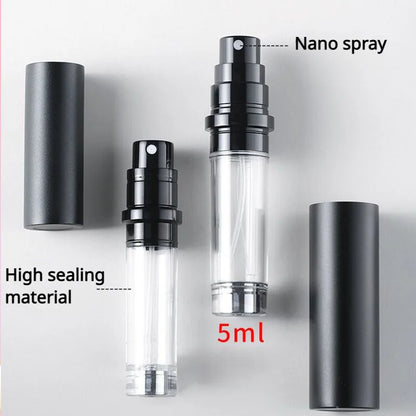 5ml Mini Portable Bottom-Filling Pump Perfume Refillable Spray Bottle Empty Cosmetic Containers Atomizer Bottle Travel Refill