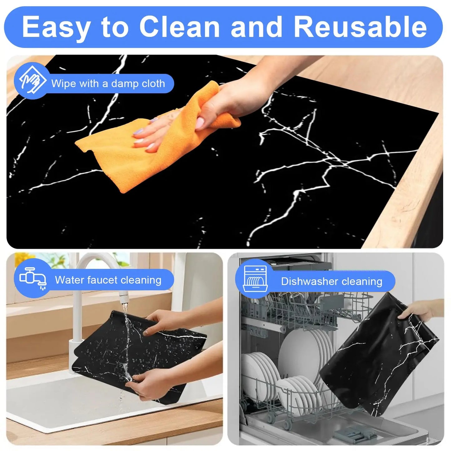 Large Induction Hob Covers Protector Mat Magnetic Silicone Scratch  Stove Cover Heat Resistant Electric Cooker Kitchen Washable