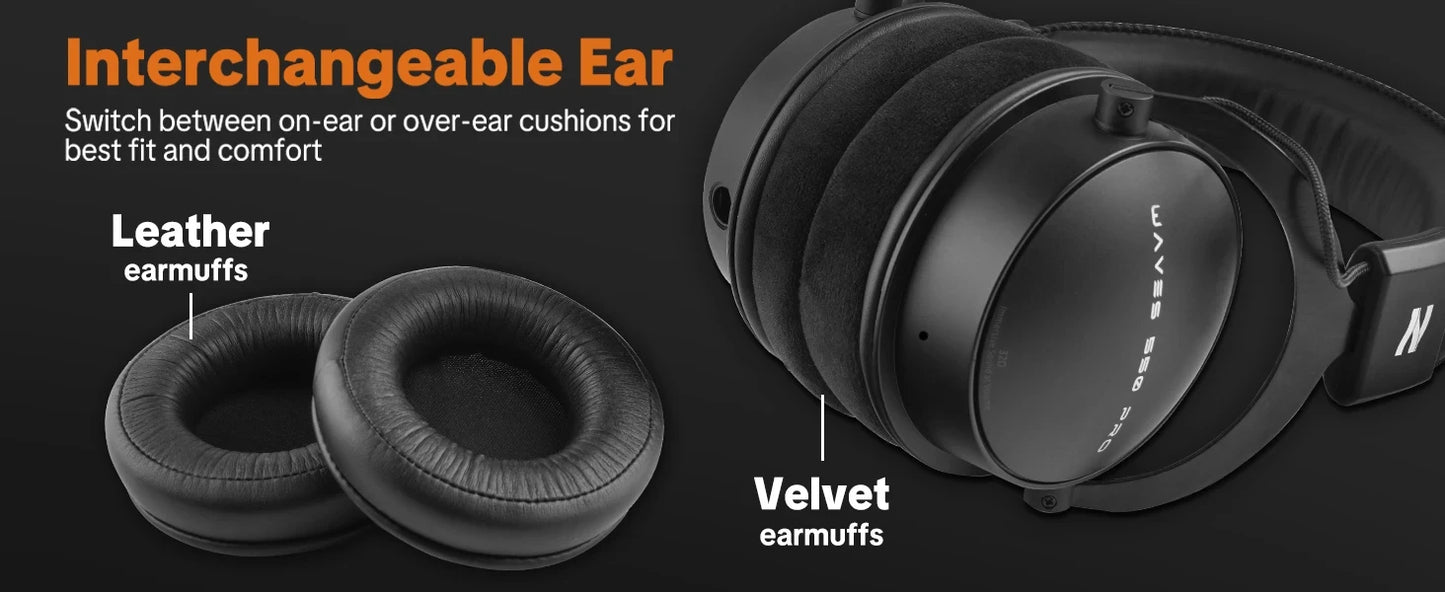 TOP W550X Talomen Over-Ear Headphones Portable Audio and Video Equipment with Detachable Cable Built-in Microphone For Gift