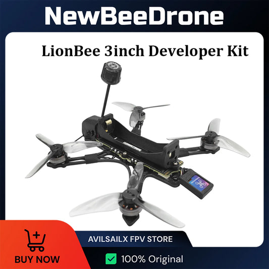 NewBeeDrone LionBee 3inch Long Range ELRS 2.4G AIO Developer Kit with or without 18650 3000mAh Battery