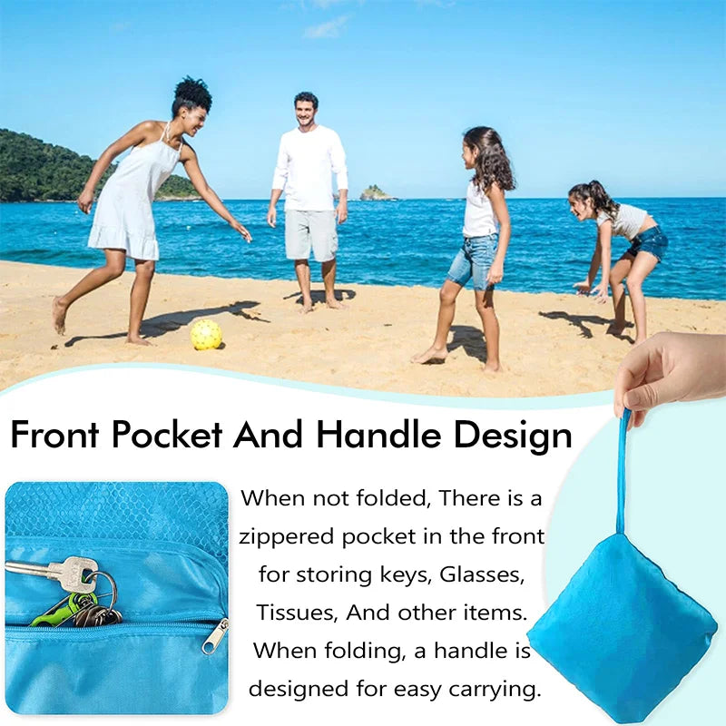 New Outdoor Beach Bag Beach Toy Storage Bag Swimming Clothing and Miscellaneous Storage Bag Shoulder Handheld Storage Bag Touris