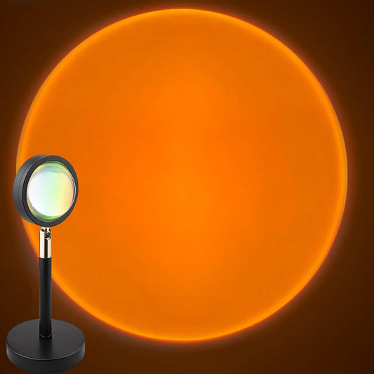 Room YOUKENLI Sunset Projection Light, 180° Tilt, Sunset Color, Daylight Projector, Photography Background, Room Decor Aesthetics Tiktok Night Light（A-Sunset Red Lamp）