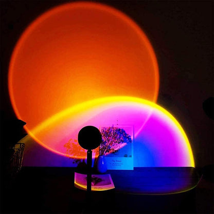Sunset Lamp,16 Colors Sunset Projection Lamp with Remote,Sunset Lamp Projection,Romantic Sunset Projector,Rainbow Projection Night Light,Sunset Lamp Color Changing,Lamp for Girlfriend